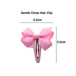 Gentle Close Hair Bow for Busy Toddlers